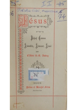 Jesus, 1892r.