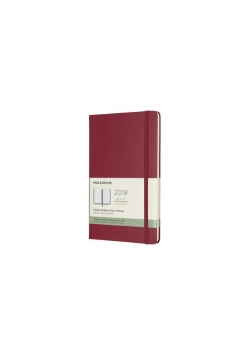 Kalendarz Moleskine 2018 różowa jagoda