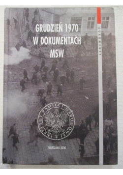 Grudzień 1970 w dokumentach MSW