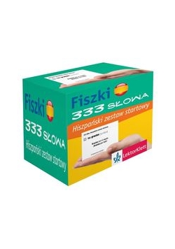 Fiszki 333 słowa Hiszpański zestaw startowy, NOWA