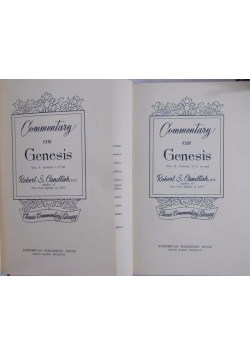 Commentary on Genesis, Reprint 1868r.
