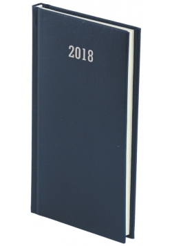 Kalendarz 2018 A6 tygodniowy Albit granatowy