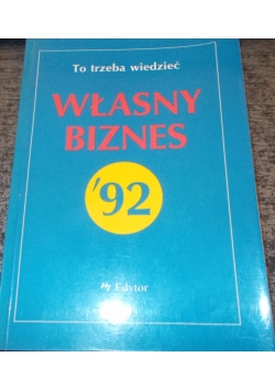 Własny biznes 92'