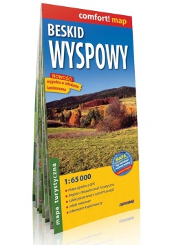 Beskid Wyspowy Mapa turystyczna 1:65 000