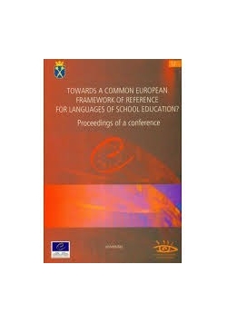 Towards a Common European Framework of Reference