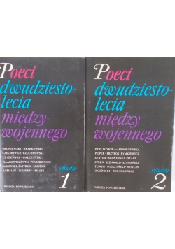 Poeci dwudziestolecia Międzywojennego tom 1 i 2