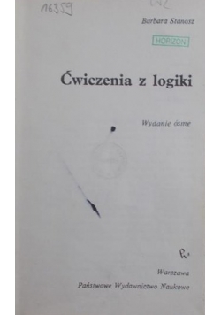 Ćwiczenia z logiki, wydanie ósme