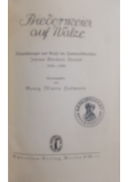 Biedermeier auf Valze, 1936 r.