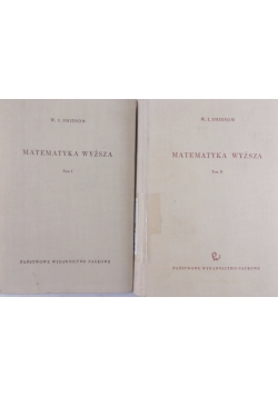 Matematyka wyższa, Tom I-II