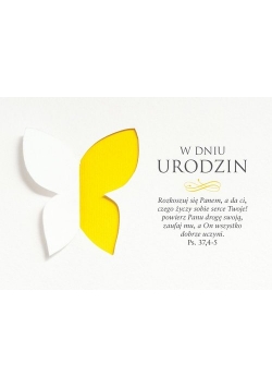 Kartka Urodziny 1 - Rozkoszuj się Panem, a da ci
