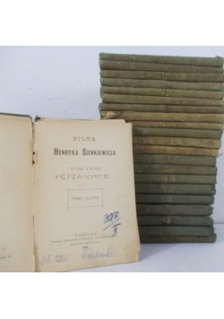 Pisma-zestaw 22 tomów, 1900 r.
