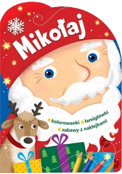 Mikołaj Świąteczne activity z wykrojnikiem