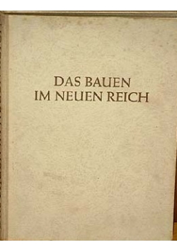 Das Bauen im neuen reich, 1938r.