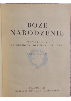 Boże Narodzenie, 1947 r.