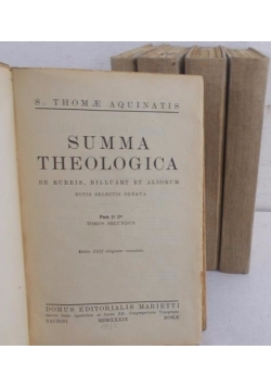 Summa Theologica , 1937 r.