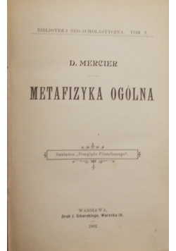 Matematyka ogólna, 1902 r.