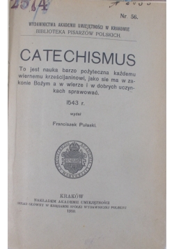 Catechismus, 1910 r