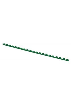 Grzbiety do bindowania Office Products A4 6 mm plastikowe 100 sztuk zielone