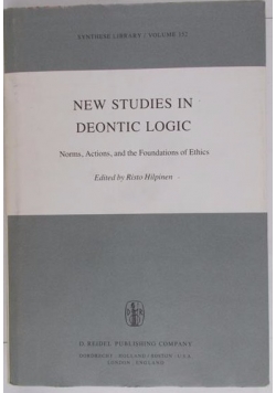 New studies in deontic logic