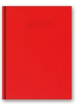 Kalendarz 2018 B5 51T czerwony