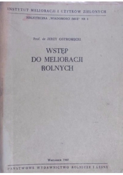 Wstęp do melioracji rolnych