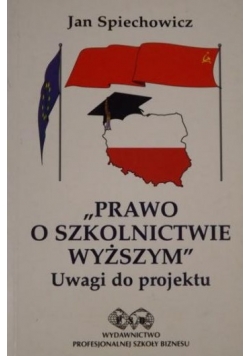 "Prawo o szkolnictwie wyższym", nowa