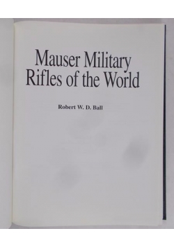 Mauser Military Rifles of the world