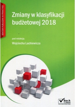 Zmiany w klasyfikacji budżetowej 2018
