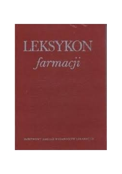 Leksykon farmacji