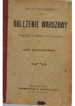 Oblężenie Warszawy, 1905 r.