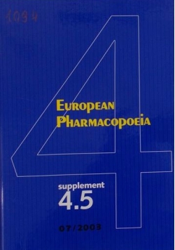 European Pharmacopoeia Supplement 4.5