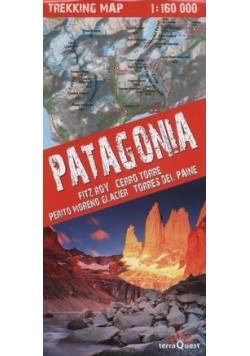 Patagonia trekking map 1:160 000