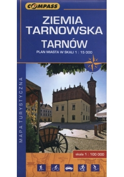 Ziemia Tarnowska Tarnów Mapa turystyczna 1:100 000