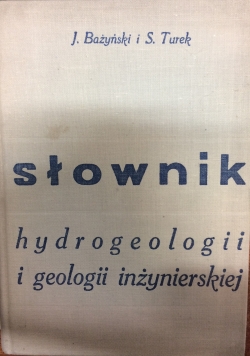Słownik hydrogeologii inżynierskiej