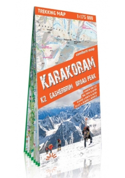 Karakorum mapa trekkingowa