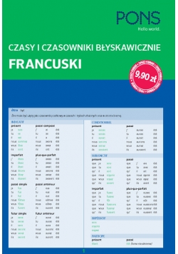 Czasy i czasowniki błyskawicznie MINI francuskie