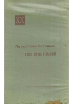 Na zachodzie bez zmian