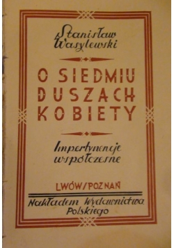 O siedmiu duszach kobiety 1927 r.