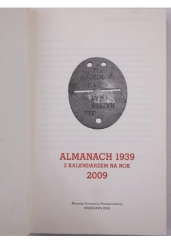 Almanach 1939. Z kalendarzem na rok 2009