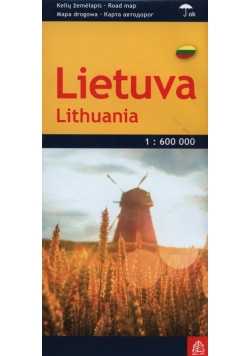 Litwa mapa samochodowa 1:600 000