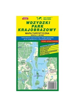 Wdzydzki Park Krajobrazowy mapa turystyczna 1:40 000