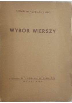 Wybór wierszy, 1950r.