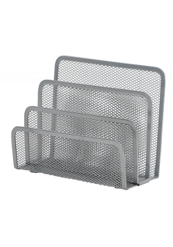 Sorter do korespondencji Q-Connect 3 przegrody metalowy srebrny