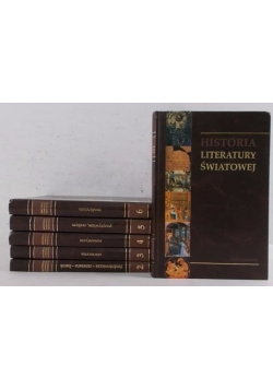 Historia Literatury Światowej, zestaw  6 książek