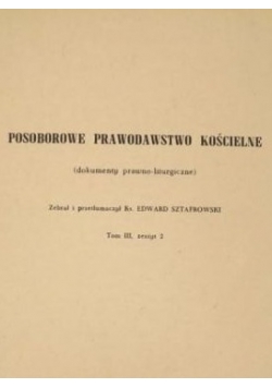 Posoborowe prawodawstwo kościelne