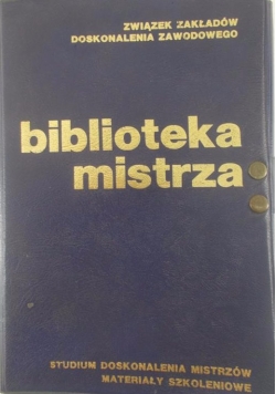 Biblioteka mistrza - zawiera 4 książki