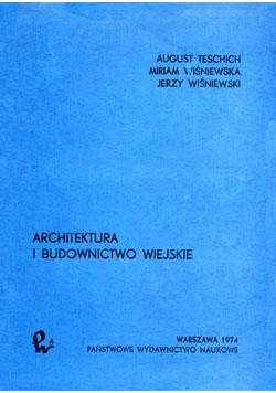 Architektura i budownictwo wiejskie