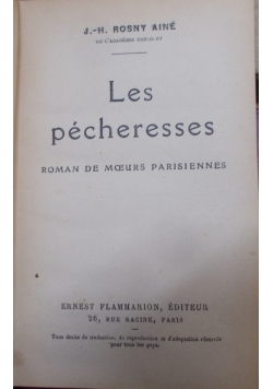Les pechresses, 1928 r.