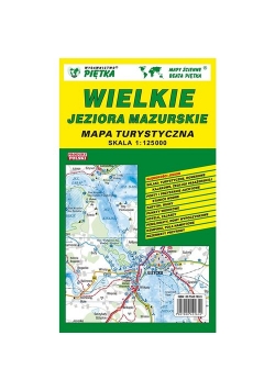 Wielkie Jezora Mazurskie mapa turystyczna 1:125 000