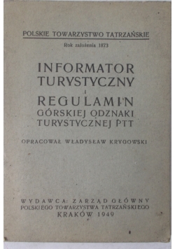 Informator turystyczny, 1949 r.